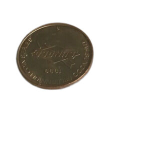 1999 Brass Sunoco Millennium Coin Series Token Signing The US Constitution Token